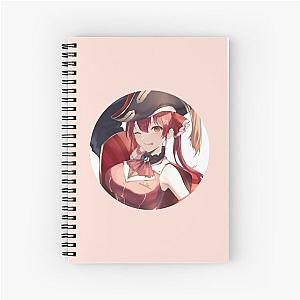 Houshou Marine Vtuber Hololive Virtual Youtuber Circle Shape Spiral Notebook