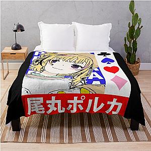 Hololive Omaru Polka Casual Outfit Throw Blanket