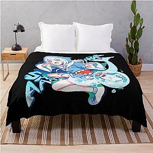 Gawr Gura - hololive  Throw Blanket