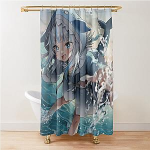 Gawr Gura - Hololive Shower Curtain