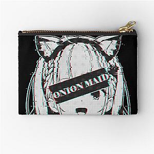 Minato Aqua Hololive Glitched Zipper Pouch