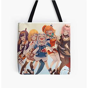 Aikotoba Happy Holomyth - Hololive All Over Print Tote Bag