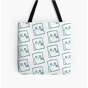 Friend - Nanashi Mumei Mascot (Blue) - Hololive HoloCouncil All Over Print Tote Bag