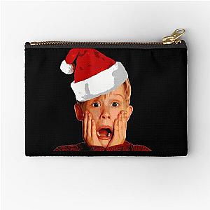 Home Alone San.ta Hat Ma.caulay Cu.lkin Christmas Holiday Zipper Pouch