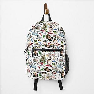 Home Alone Kevin McCallister Christmas Holiday Pattern Backpack