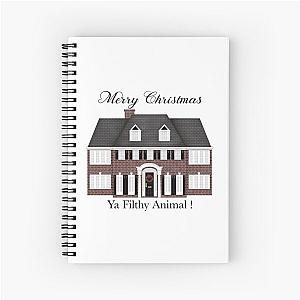 Home Alone House Spiral Notebook