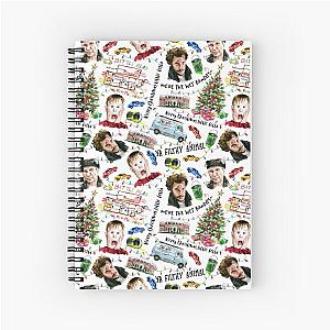 Home Alone Kevin McCallister Christmas Holiday Pattern Spiral Notebook