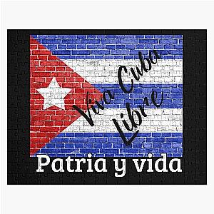 Support for free Cuba and life Jigsaw Puzzle