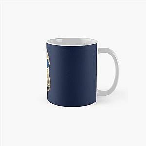 Homeland Security Investigations HSI Special Agent Badge over Blue Velvet Classic Mug