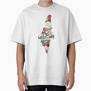 I Love Palestine My Palestinian Homeland Map Arabic T-Shirt