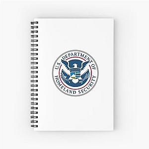Department of Homeland Security Logo Spiral Noteblok