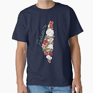 I Love Palestine My Homeland Map T-Shirt