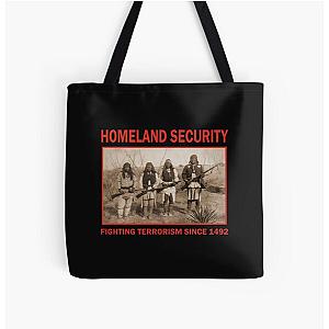 Homeland Security All Over Print Tote Bag