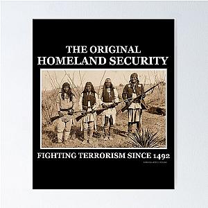 Homeland Security Fighting Terrorism T-Shirt The Original Homeland Security Poster