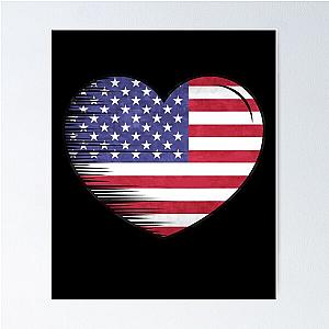 I Love USA My Homeland America Poster