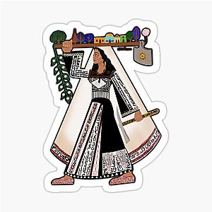 Woman Carries the Homeland Sticker