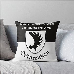 East Prussia Land of dark forests and crystal lakes perfect for family get-together or visit to the old homeland Throw Pillow