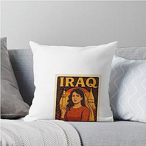 Iraq Pride and History Throw Pillow