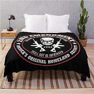 2nd Amendment - America's Homeland Security 1791 Throw Blanket