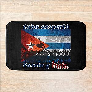 Cuba woke up, Long live free Cuba, homeland and life! Bath Mat