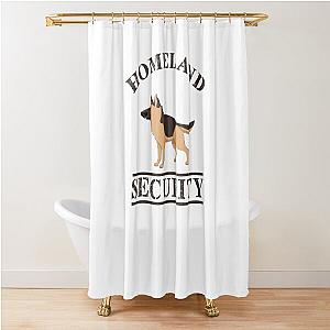 Homeland Security German Shepherd Shower Curtain