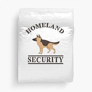 Homeland Security German Shepherd Duvet Cover