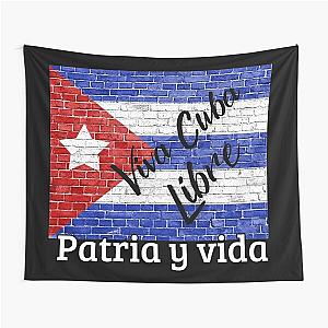 Support for free Cuba Homeland and life Tapestry