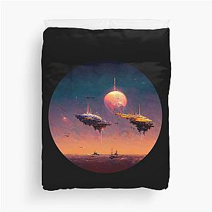 Homeworld Taiidaan Carrier on Low Orbit Duvet Cover