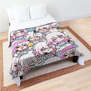 March 7th Honkai Stair Rail chibi pattern Comforter