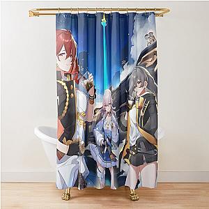 Honkai Star Rail - All Together  Shower Curtain