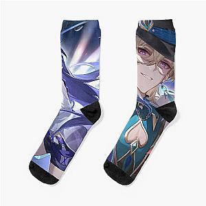 Acheron and Aventurine - Honkai: Star Rail Socks