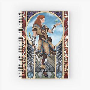 Art Nouveau Aloy Horizon Forbidden West Spiral Notebook