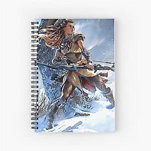 Forbidden West Aloy Horizon Zero Cartoon  Spiral Notebook