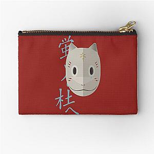 Hotarubi no Mori e Gins mask flat art original Zipper Pouch