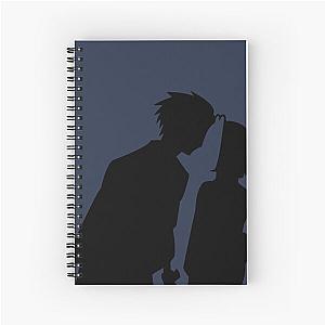 Hotarubi no mori e silhouette original design Spiral Notebook