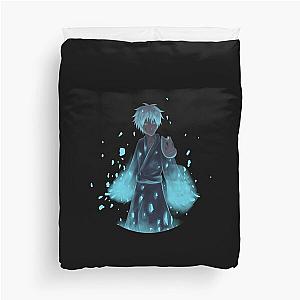 manga,Hotarubi no Mori e blue light Duvet Cover