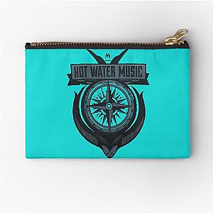 Hot Water Music Merch Compass Zipper Pouch