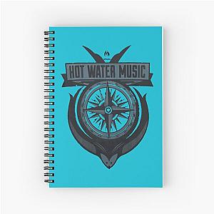 Hot Water Music Merch Compass Spiral Notebook