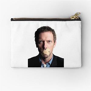 hugh laurie house md Zipper Pouch