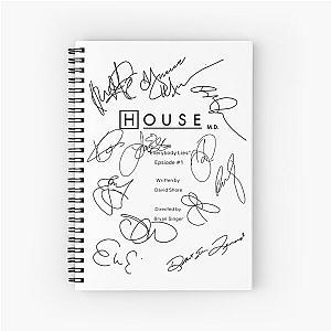 House MD Script Spiral Notebook