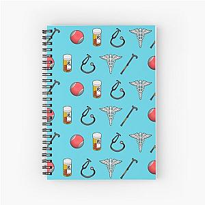 House MD Pattern Spiral Notebook