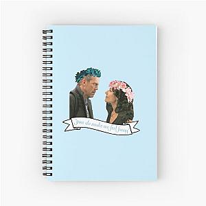 House MD - House and Cuddy "you do make me feel funny" Spiral Notebook