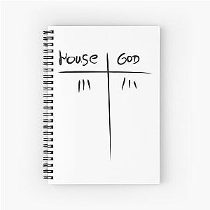 House MD VS GOD Spiral Notebook