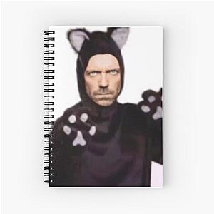 Low Quality House Md Meme Spiral Notebook