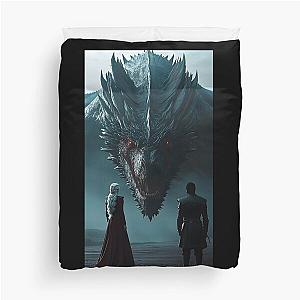 Duvet Cover featuring Dragon Design