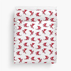 Red Dragons Duvet Cover