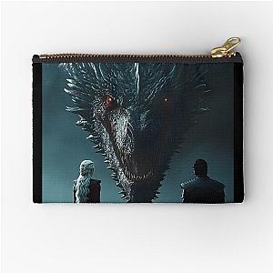 Zipper Pouch with Dragon Design