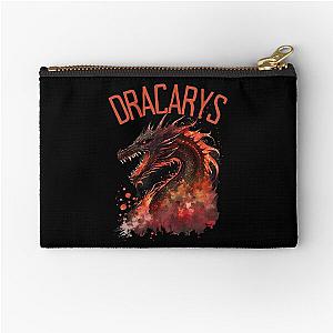 Fantasy Dragon Zipper Pouch - Dracarys, Fire and Blood