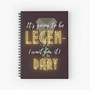 Legenary Barney Stinson quote HIMYM Spiral Notebook