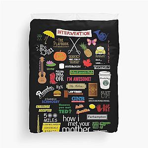 How I Met Your Mother  HIMYM  TV Show  Collage Essential Duvet Cover